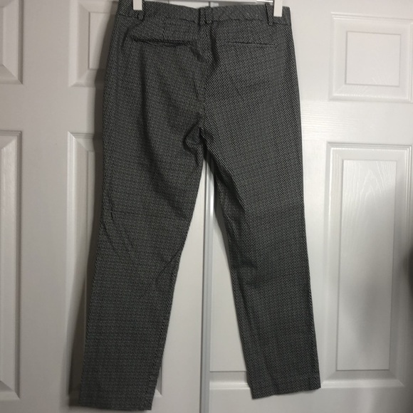 Calvin Klein Black White Crop Pants Pockets 10 - Picture 5 of 7